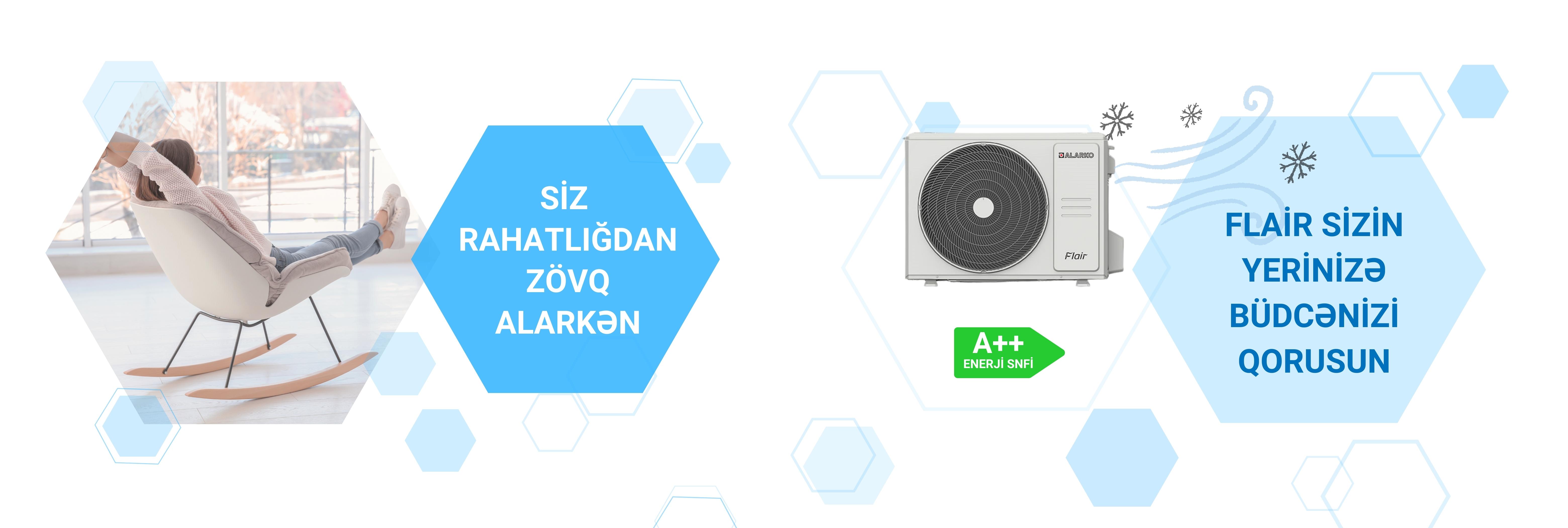FLAIR FLR0901HW 11.430 BTU A++ İNVERTER DİVAR TİPLİ SPLİT KONDİSİONER
